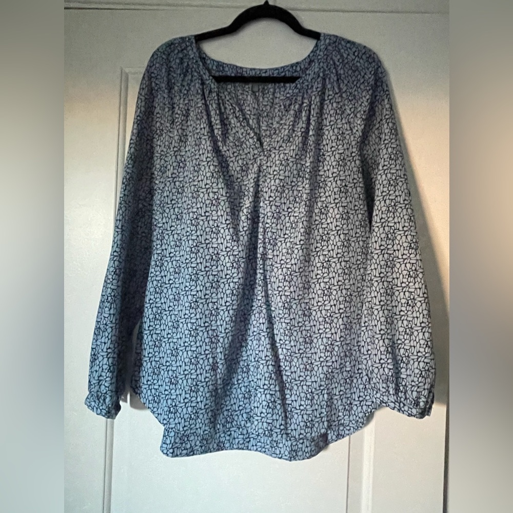 Daisy Fuentes Blue Shirt